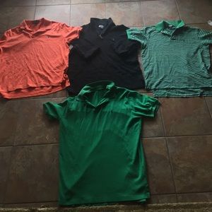 4 polo shirts package